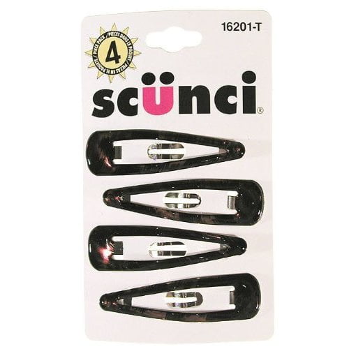 scunci Scunci 4 Count Medium Hair Clips 1620103A048