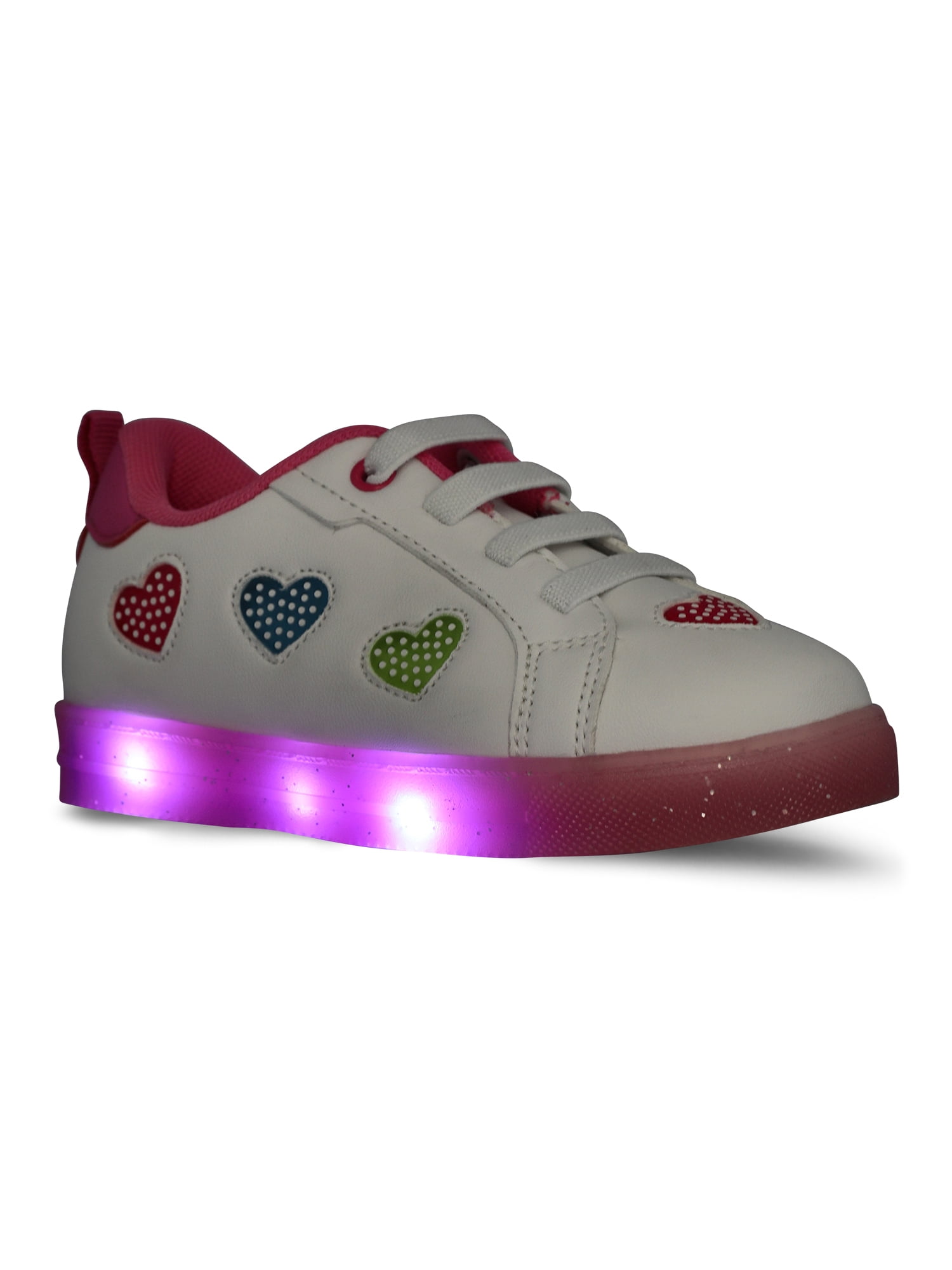 Athletic Works Toddler Girls Court Light Up Sneakers