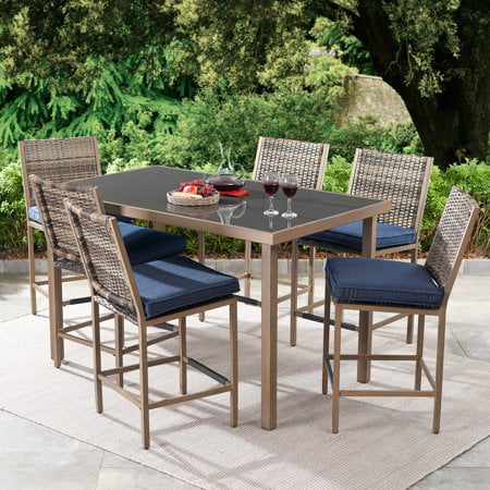 Gardens Gardenvale Outdoor Dining Set, Outdoor Bar Height Dining Table And Chairs