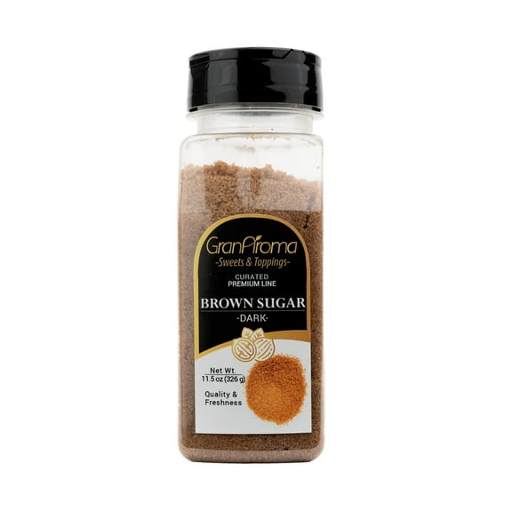 GranAroma Dark Brown Sugar, Has Molasses, Sweet & Rich 11.5 Ounce