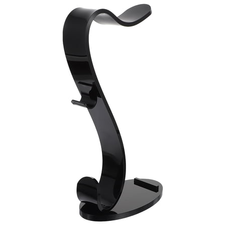 hongheyi Headset Holder S Shape Acrylic Elegant Headphone Storage Bracket Accessory