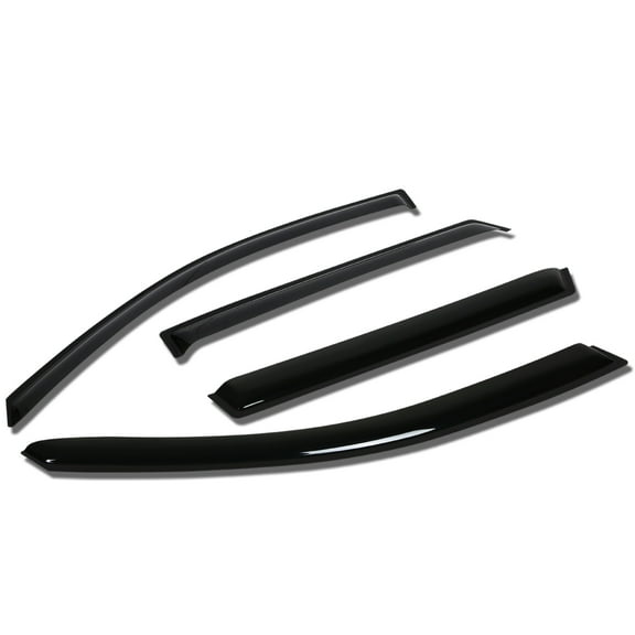 DNA Motoring WVS-T2-0073 For 2011 to 2015 Sorento XM 4pcs Window Vent Visor Deflector Rain Guard (Dark Smoke) 12 13 14