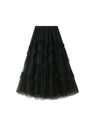 Halloween Black Tulle Skirt