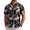 Navy - Flower 2, variant on COOFANDY Mens Hawaiian Shirt Short Sleeve Button Down Shirt Summer Beach Shirt