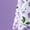 Lilac, variant on Collections Etc Women's 2-Pack Comfortable Printed Henley-Style Short Sleeve Nightgown Blue Large