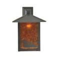 thumbnail image 5 of Meyda Tiffany 118426 12" W Seneca Loon Solid Mount Wall Sconce - Amber Mica, 5 of 6