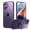 Darkpurple, variant on Luxury Clear for iPhone 16 Plus Case with Magnetic Kickstand, Compatible with MagSafe Adjustable Ring Holder Soft TPU Shockproof Non-Yellowing Case Cover for iPhone 16 Plus, Blue