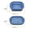 thumbnail image 3 of Usloyux Under $5 Air Fryer Silicone Liner, Reusable Fryer Basket Accessory, Non-Stick Baking Pan Replacement, Dishwasher Safe Cooking Liner, 3 of 9