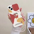 thumbnail image 1 of Cartoon Lanyard TPU Silicone Shockproof Mobile Phone Case For Apple IPhone 14 13 12 11 8 7 6s XS XR X Plus Pro Max Mini, 1 of 1