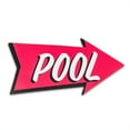 thumbnail image 1 of Abbott Collections AB-27-POOL-959 Panneau de Piscine Flèche 8 x 16 Po, Rouge, 1 of 1
