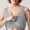 Gray, variant on Ynynloco Women Built-in Bra Tank Tops Sleeveless Button Casual Shirts Racerback Ribbed Fitted Tank Tops Multiple Colors