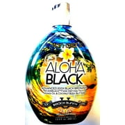 Aloha Black 200X Double Dark Bronzer Indoor / Outdoor Tanning Lotion Brown Sugar