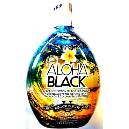 Aloha Black 200X Double Dark Bronzer Indoor / Outdoor Tanning Lotion Brown