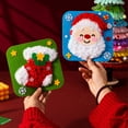 thumbnail image 2 of Shoreew DIY Christmas Embroidery Kit for Beginners Cute Santa/Stocking/Gingerbread Sewing Projects Xmas Needlepoint Kit for Kids Adults, 2 of 7