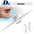 thumbnail image 3 of Vogacara Juego de 6 piezas para el cuidado Dental, herramientas de limpieza de dientes, hoz de acero inoxidable, equipo de laboratorio bucal para cuidado de los oídos Vogacara BFH000894-00, 3 of 6