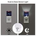 thumbnail image 2 of KLL Glasses And Fireworks for Night Lights,Auto Sensor Night Lamp Plug in Night Light with Dusk-to-Dawn Light Sensor LED Nightlightfor Adults & Kids Room/Bedroom/Hallway, 2 of 7