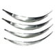 thumbnail image 1 of 4 protectores de arco de ceja para rueda de coche genéricos, protectores de ensanchamiento de guardabarros, protectores de ceja para rueda Plata, 1 of 8