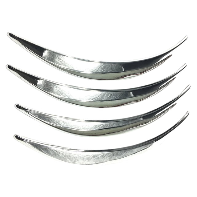 koolsoo 4Pcs Generic Car Wheel Eyebrow Arch Trims Convenient Mudguards Flaring Edge Trim