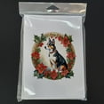 thumbnail image 3 of Basenji Christmas Flowers Greeting Cards Pack of 8 7 in x 5 in, 3 of 3