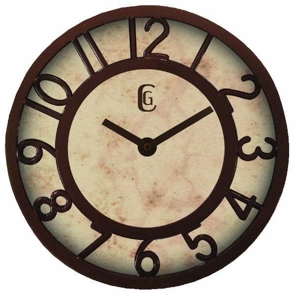 8.25" Antique Finish Plastic Wall Clock8" PLASTIC WALL CLOCK Walmart