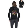 thumbnail image 1 of Novelty Hoodie Tiger Mosaic  Womens Sweaters Zip Up, 1 of 5