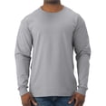thumbnail image 1 of Jerzees Men's Adult Long Sleeve Tee X Sizes, Athletic Heather, 2X, 1 of 1