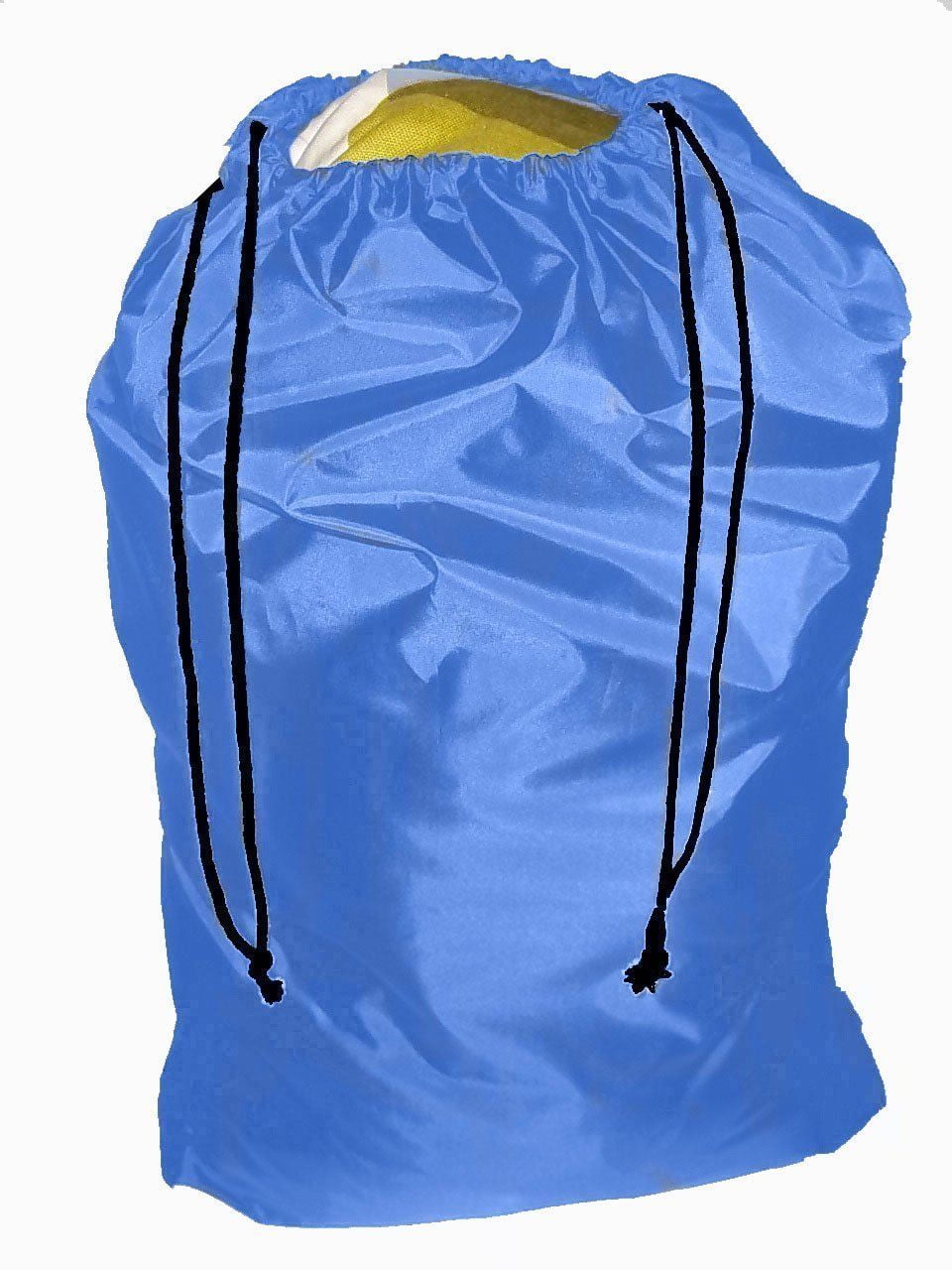 FashionBoutique Heavy Duty Jumbo Sized Nylon Laundry Bag (LIGHT BLUE