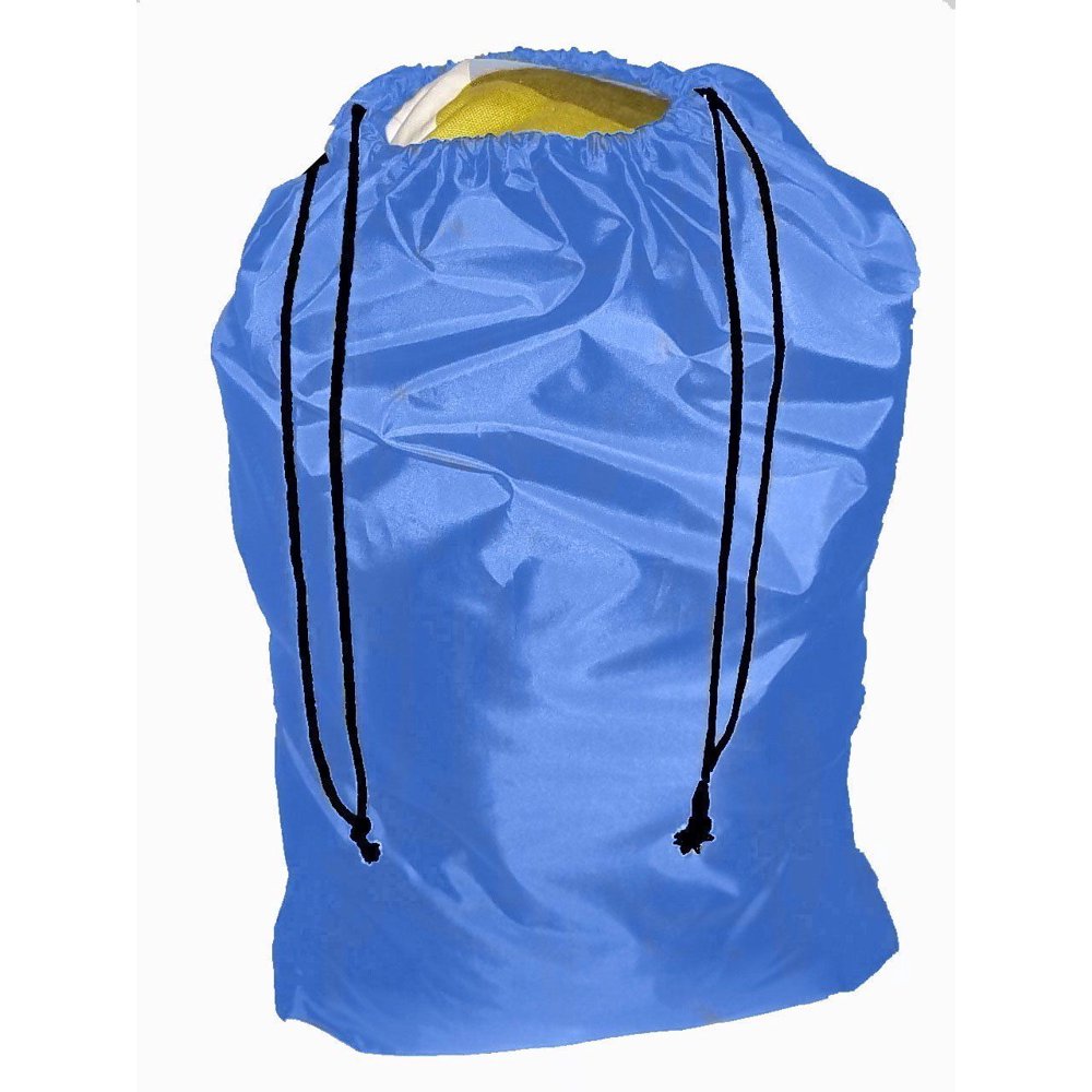 FashionBoutique Heavy Duty Jumbo Sized Nylon Laundry Bag (LIGHT BLUE