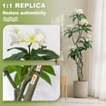 thumbnail image 2 of IARTTOP 5.7ft Artificial Plumeria Plant Fake Yellow Flower Green Leaves Evergreen Tree With Pot For Home Office Indoor Outdoor Party Decor, 2 of 13