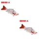 thumbnail image 2 of Soidarity Señuelo de pesca Crankbait de 10cm, cebo de natación de 7 segmentos, señuelo de pesca de simulación, Crankbait Swimbait con anzuelo A 2Conjunto, 2 of 6