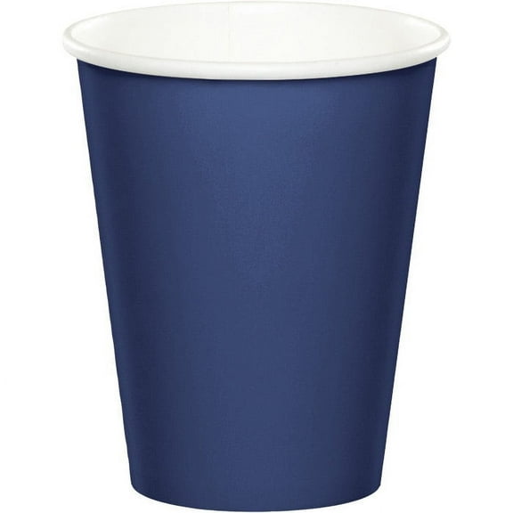 240 Count Bulk Pack Navy 9 oz Hot & Cold Cups