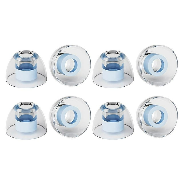 New Liquid Silicone Ear Caps, 4 Sizes (SS/S/M/L), Soft Fit, Extended Sound Field, For NiceHCK Models, 50g/Set, Boxed