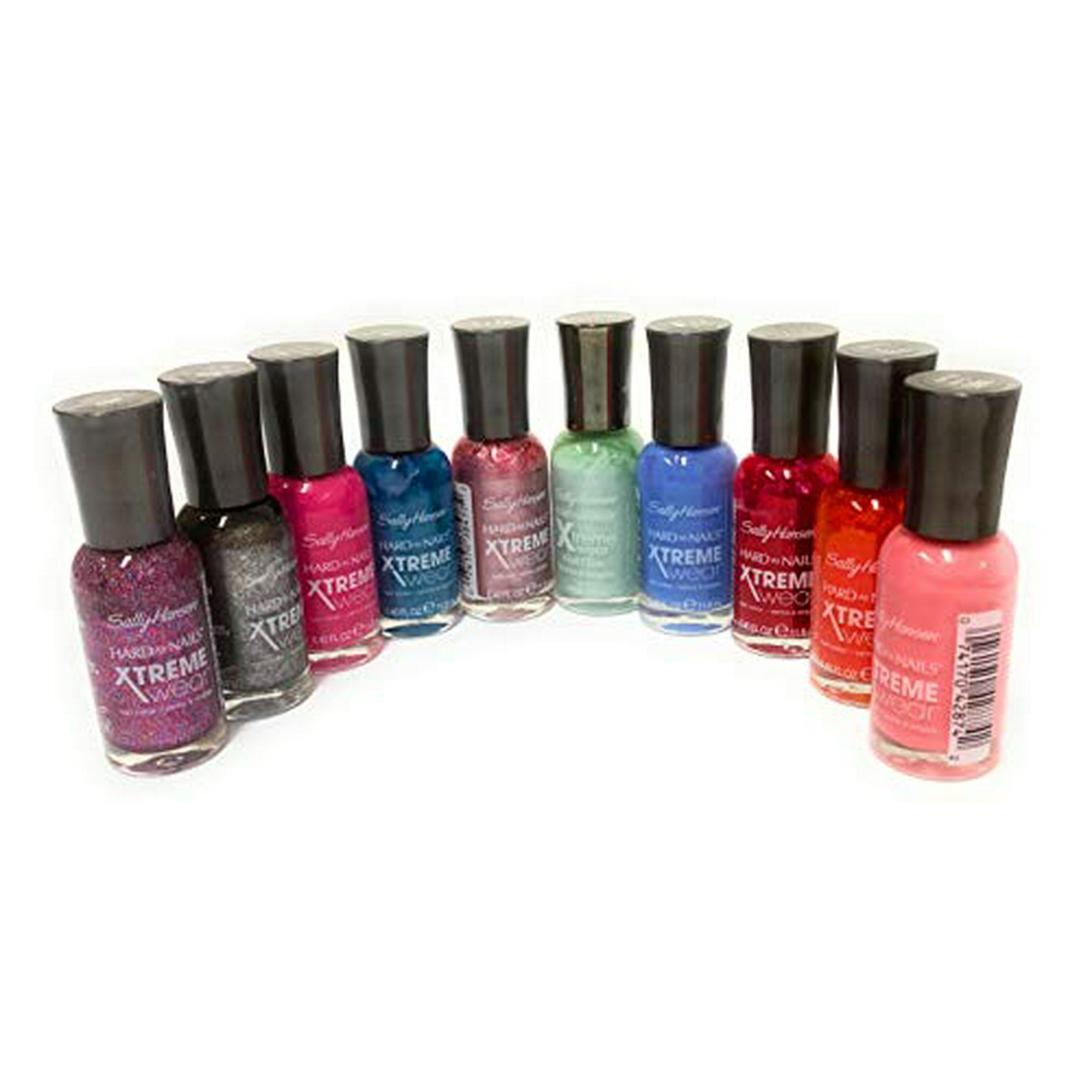 10 Sally Hansen Hard as Nails Xtreme Wear 10 Fingernail Polishs All Different Colors No Repeats | Walmart Canada 10 Sally Hansen Hard as Nails Xtreme Wear 10 Fingernail Polishs All Different Colors No Repeats | Walmart Canada