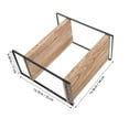 thumbnail image 5 of WEUVEB Sturdy Wood 2 Tier Cosmetic and Spice Rack Shelf for Bathroom Countertop Storage, 5 of 8