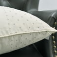 thumbnail image 7 of Home Soft Things Marquesa Dots Embroidery Silk Filled Throw Pillow Cover 2 Piece Set - Ivory - 18" x 18", 7 of 7