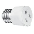 thumbnail image 2 of Light Socket To Plug Adapter Outlet Plug Converter E26 Bulb Socket Adapter, 2 of 7