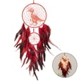 thumbnail image 2 of Dserhfy Dinosaur Dream Catcher Ornament Kids Faux LED Light Feather Dream Catcher Handmade Home Decor Birthday Gift, 2 of 8