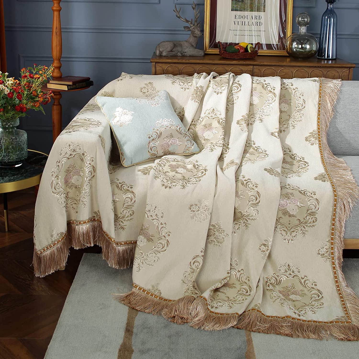 Thick Woven Jacquard Sofa Cover,Sofa Slipcovers Furniture