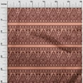 thumbnail image 2 of oneOone Viscose Jersey Fabric Stripe|Leaves & Floral Block Print Sewing Fabric BTY 60 Inch Wide, 2 of 4