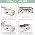 thumbnail image 4 of Ultrasonic Cleaner, Jewellery Cleaner, 45khz 300ml Silver Cleaner For Jewellery, Sonic Cleaner, 4 of 5