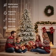 thumbnail image 3 of Arbol Navidad Nevado Jardiemx 2.10m Pino Navideño Ramas Escarchadas, 3 of 9