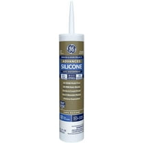 General Electric GE5000, Advanced Silicone 2, Clear Window & Door Industrial Sealant, 10.1 oz