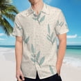 thumbnail image 5 of High Quality Hawaiian Shirts for Men Short Sleeve Aloha Beach Shirt Floral Summer Casual Button Down Shirts Blouses 2IE3UF, 5 of 7