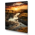 thumbnail image 2 of Designart "Yellow Grey Nebraska horizon Prairies" Nebraska Wall Art Living Room, 2 of 5