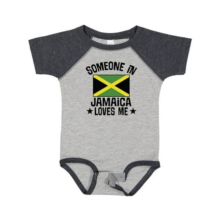 

Inktastic Jamaican Vacation Someone in Jamaica Loves Me Gift Baby Boy or Baby Girl Bodysuit