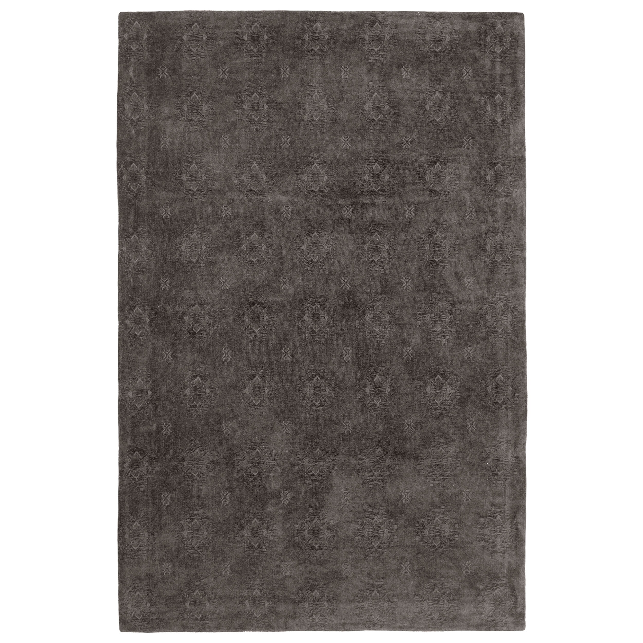 French Connection Stonewash Moroccan Accent Rug, Dark Gray, 30x50