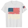 thumbnail image 3 of Only Moment American Pride Graphic Tee Crew Neck Short Sleeve Patriotic Graphic Tee 4th of July Independence Day Shirt Casual Short Sleeve Tops White,3XL, 3 of 5