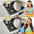 thumbnail image 4 of AEVXKHI 8PCS Stove Side Gap Protectors, Stainless Steel Stove Gap Guards, Anti Rust Heat Resistant Stove Gap Fillers for Home Kitchen, 4 of 9
