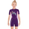 thumbnail image 3 of Naiovety DiveSail Trajes de neopreno para niños Traje de buceo de cuerpo completo Pantalones de manga corta Traje de baño para niños Buceo Snorkel Surf Deportes acuáticos Púrpura XL Naiovety OD003679-09, 3 of 6