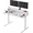 WHITE, variant on 32" x 21" Electric Standing Desk with 2 Drawers, Height Adjustable Sit Stand Desk, C-Clamp Compatible Design, 4 Memory Presets, Walnut